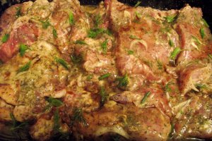 Friptura de porc, marinata