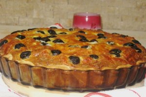 Tarta mediteraneeana cu branza si masline by Ruxy