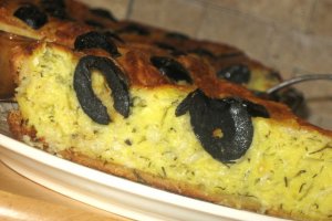 Tarta mediteraneeana cu branza si masline by Ruxy
