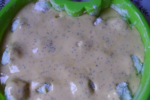 Prajitură cu brânză,ciocolată şi aromă de mentă