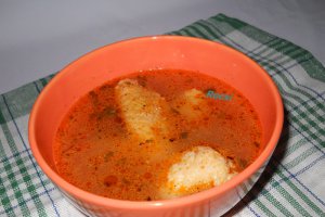 Supa de cocos cu galuste