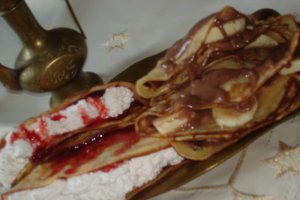 Pancakes cu branza de vaci