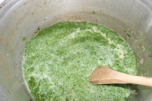 Pasta de spanac cu ou