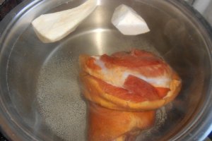 Ciorba de fasole cu ciolan afumat