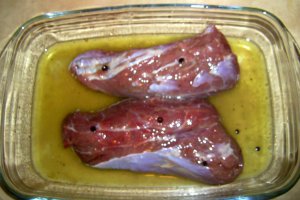 Muschi de vita marinat