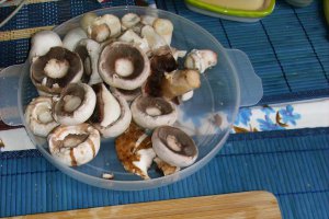 Mancarica de ciuperci cu cus-cus