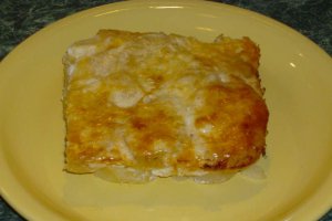 Cartofi cu branza la  cuptor