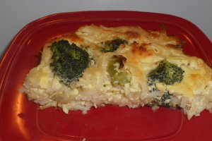 Budinca de paste cu broccoli