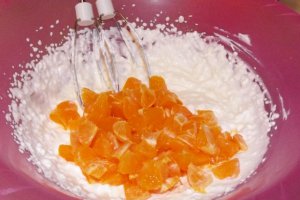 Prajitura cu crema de branza si mandarine