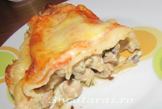 Lasagna cu pui si ciupeci