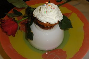 Muffins cu mere si branza de vaci