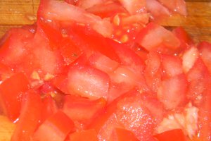 Supa de rosii cu galuste de gris