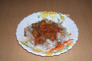Pui cu sos sweet & sour