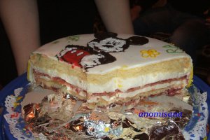 Tort Mikey Mouse cu cremă de lămâie