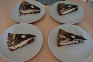 Reteta mea de cheesecake cu crema de trufe