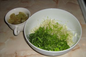 Macrou afumat cu struguri in lipie