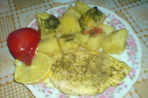 Piept de pui cu lamaie si curry