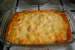Pastrav gratinat