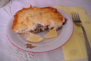 Pastrav gratinat