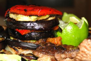 Carne de vita cu legume a la grill