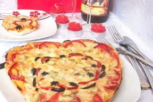 Pizza Love pentru Valentine's Day - Reteta nr. 600