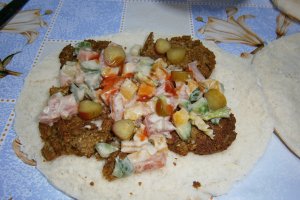 Sandvici cu falafel