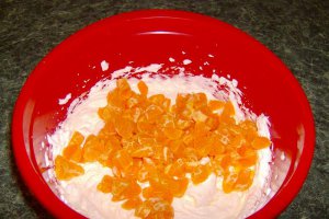 Prajitura cu crema de branza si mandarine