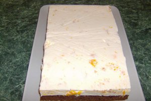 Prajitura cu crema de branza si mandarine