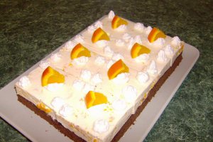 Prajitura cu crema de branza si mandarine