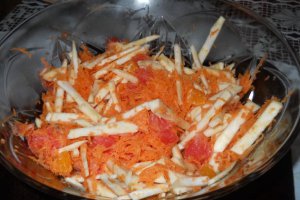 Coktail de telina,morcov si grepefruit