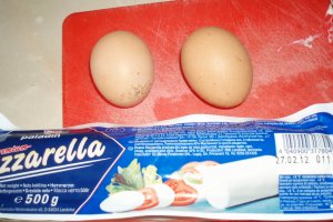 Gratin de conopida cu mozarella