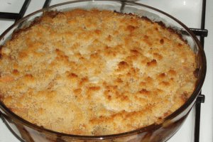 Gratin de conopida cu mozarella