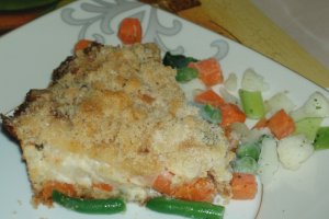 Gratin de conopida cu mozarella