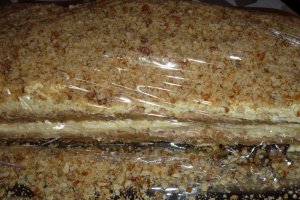 Desert prajitura cu nuca caramelizata