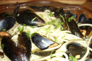 Spaghetti cu scoici
