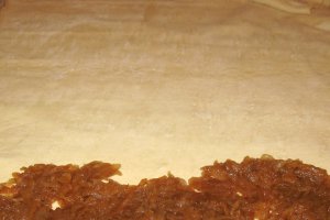 Rulada de mere cu aluat foietaj
