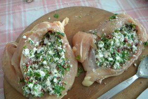 Piept de pui umplut Cipriot
