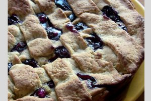 Tarta cu afine din filmul "My blueberry nights"