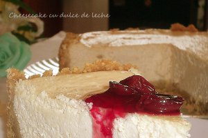 Cheesecake cu dulce de leche