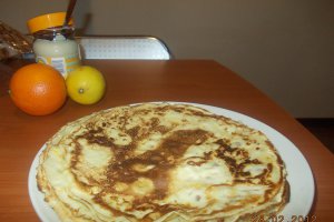 Clatite cu portocala si nutella