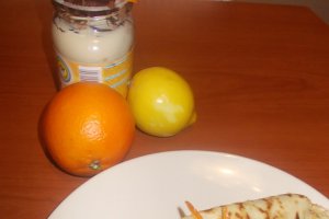 Clatite cu portocala si nutella