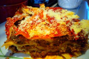 Lasagna cu carne de vita