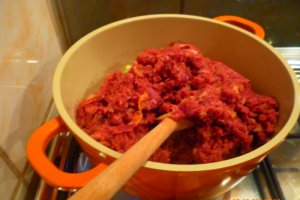 Lasagna cu carne de vita