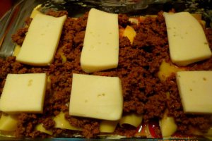 Lasagna cu carne de vita