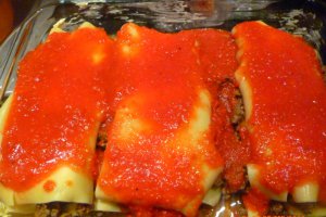 Lasagna cu carne de vita