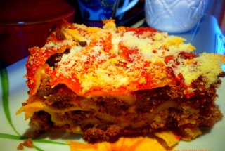 Lasagna cu carne de vita