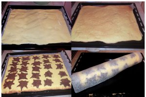 Rulada cu crema de ciocolata
