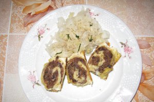 Clatite cu umplutura de drob
