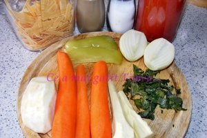 Ciorba de legume cu paste