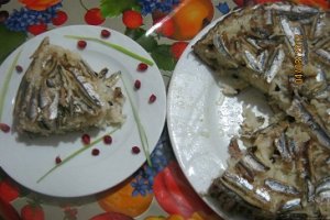 Tarta cu hamsii